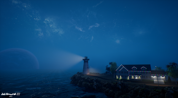 Xmas Lighthouse